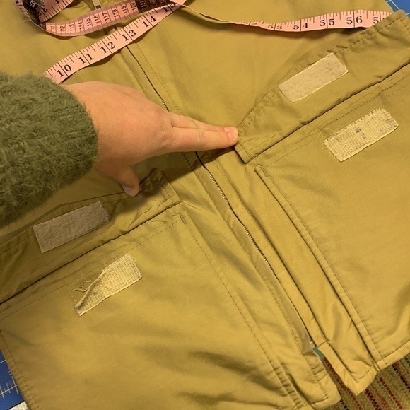 Woolrich Tan Faux Fur Lined Zipper Vest - Picture 9 of 9